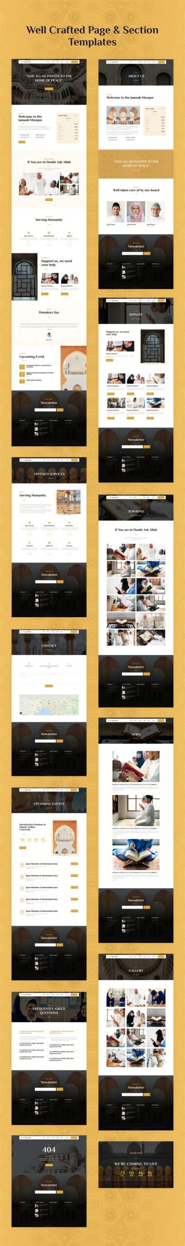 Jamaah - Mosque & Islamic Center Elementor Template Kit - Image 5
