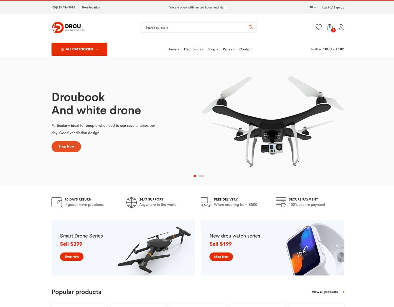 Drou - Electronics Store Shopify 2.0 Theme - Image 2