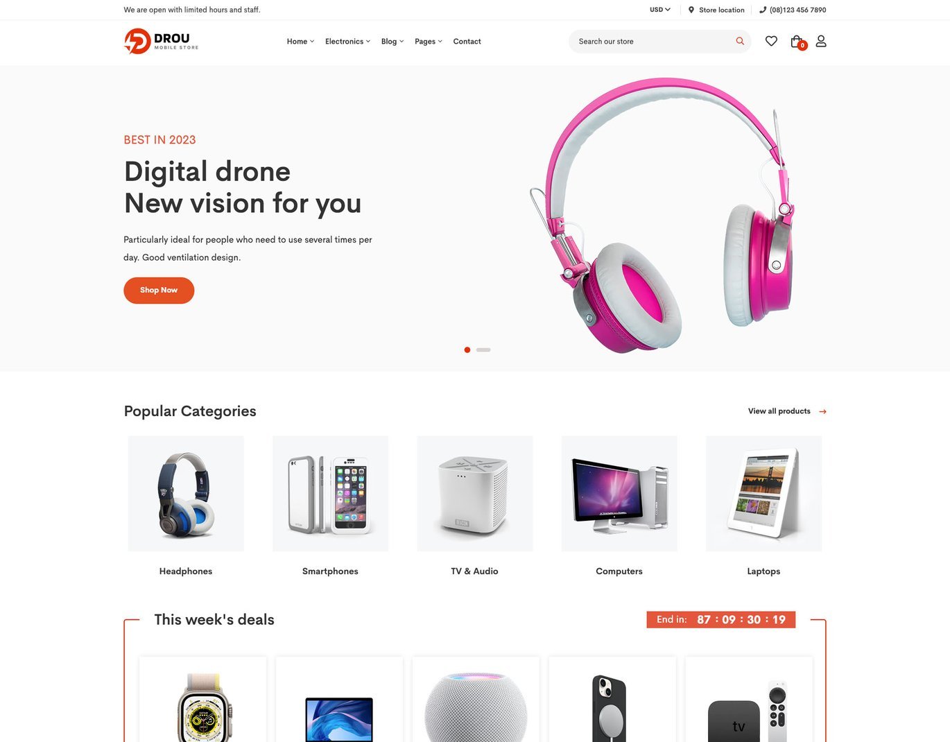 Drou - Electronics Store Shopify 2.0 Theme - Image 4